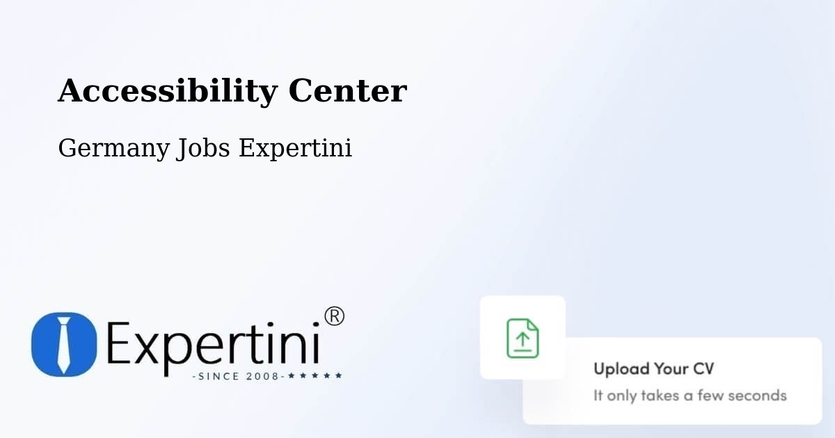Accessibility Statement – Amberg - Germany Jobs Expertini